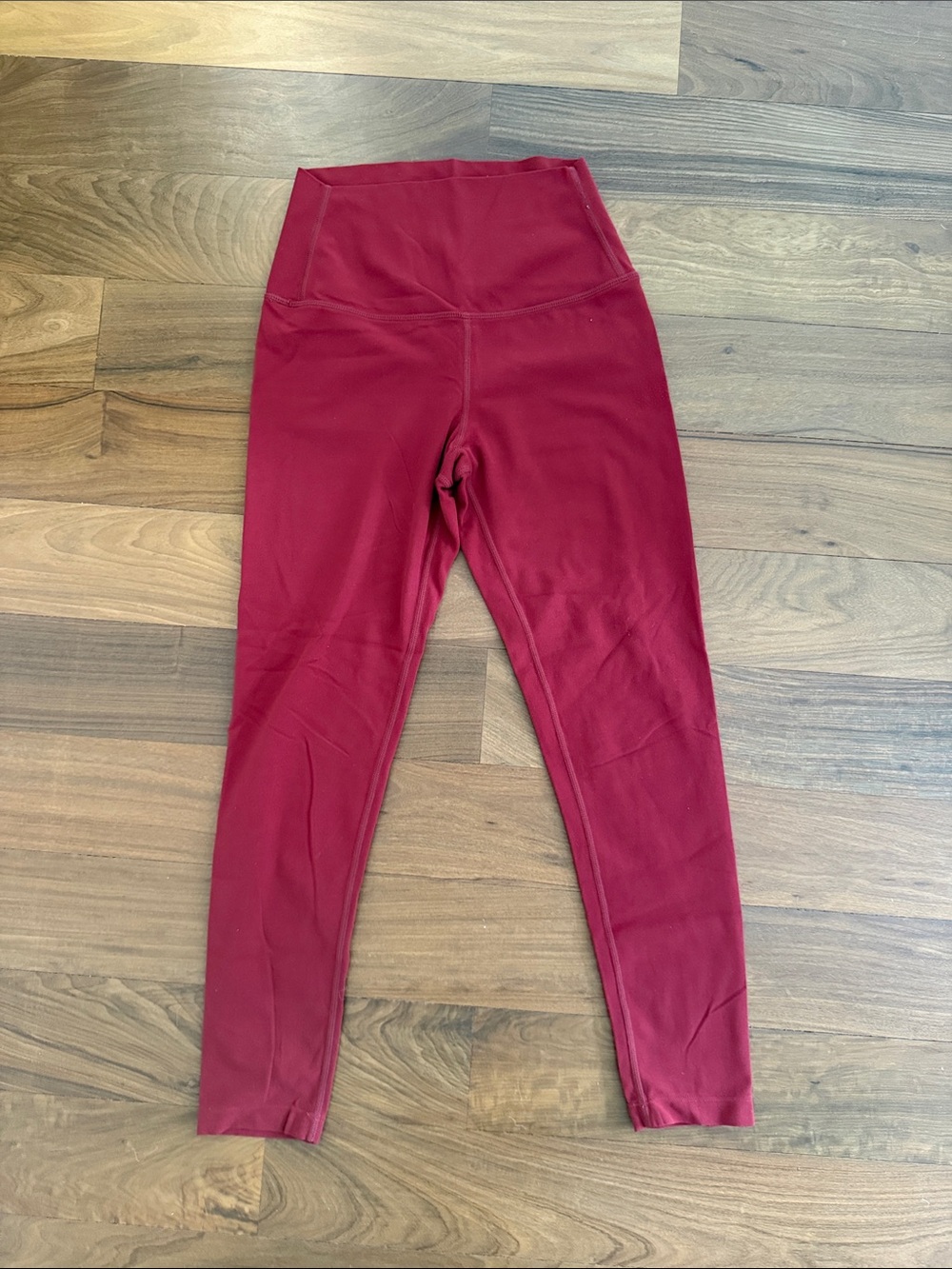 Splits59 High-Waist Burgundy Leggings